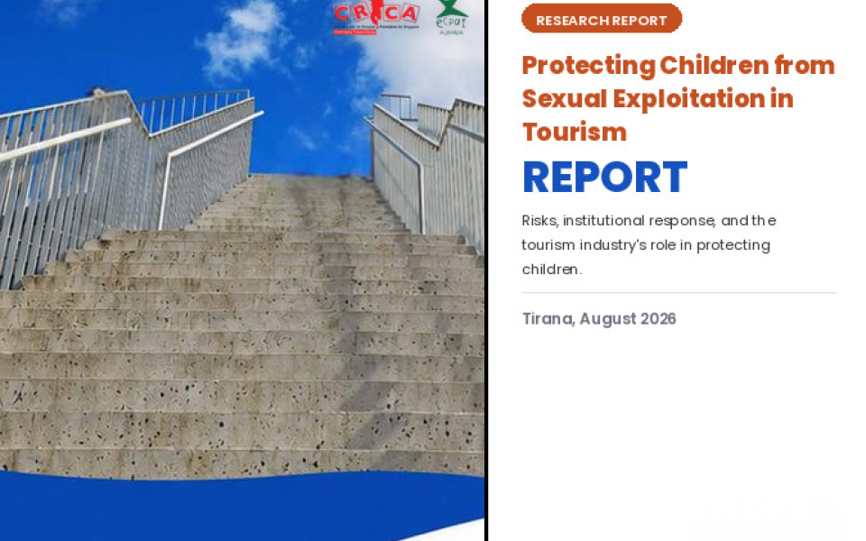 CRCA/ECPAT Albania highlights child safety risks in tourism