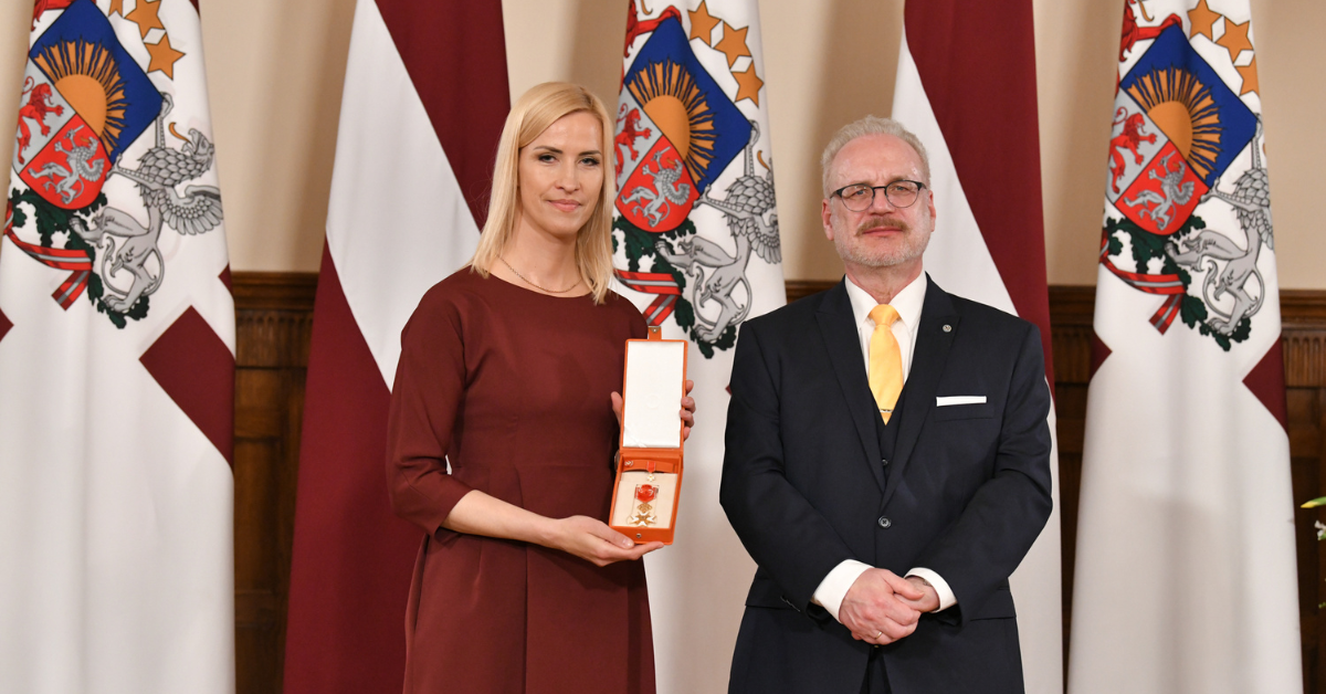 Latvian Safer Internet Centre Receives The Cross of Recognition