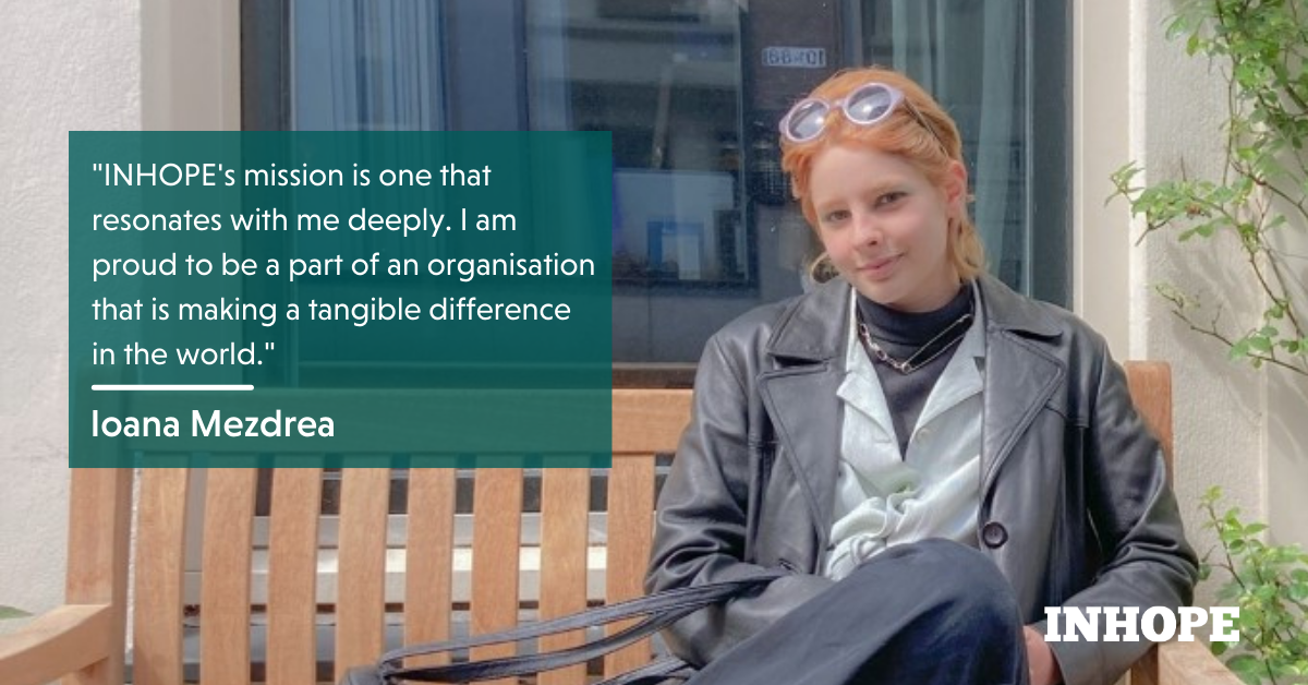 Meet Ioana, the INHOPE Content Marketing Intern