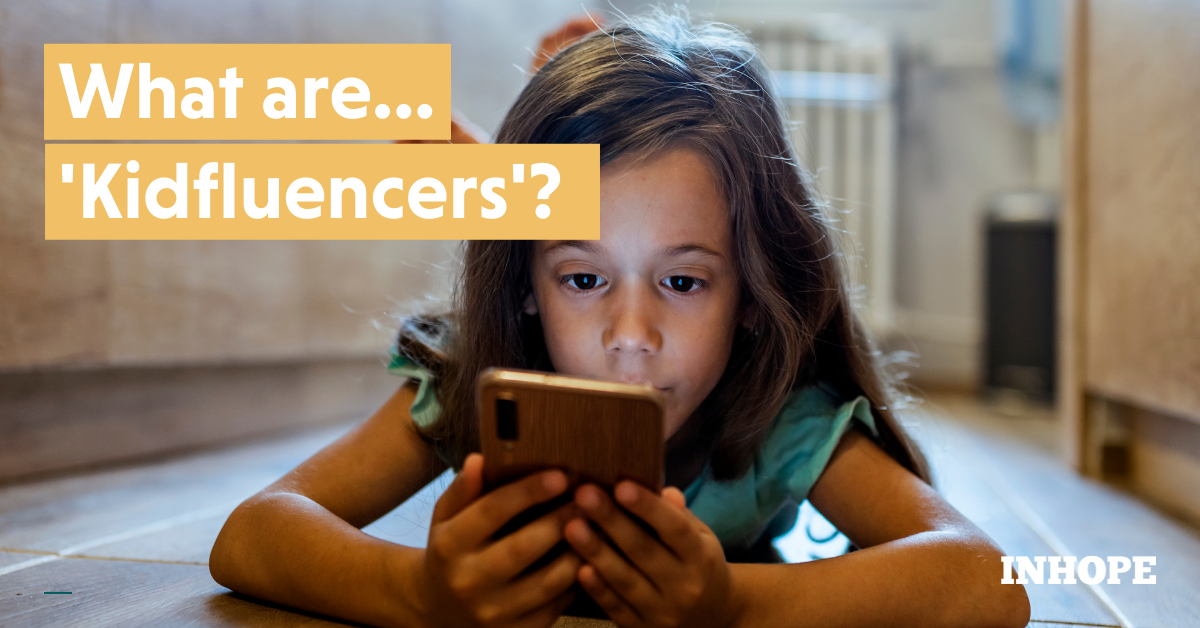What are 'kidfluencers'?